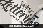 Lettering & Drawing Mockup Set, a Books & Magazine Mockup by AwesomeMockups (Thumbnail 5 of 5)