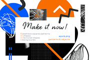 Collage me! Abstract modern bundle, a Pattern Graphic by lisa_kalev (Thumbnail 19 of 26)