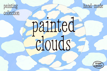 Painted Clouds - Art Collection, a Graphic by Studio Funshop by Kelli