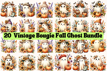 Vintage Bougie Fall Ghost Bundle