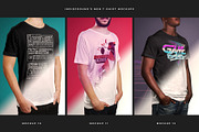 Men T-Shirt Mockups, a Shirt Mockup by Indieground Design Inc. (Thumbnail 5 of 5)