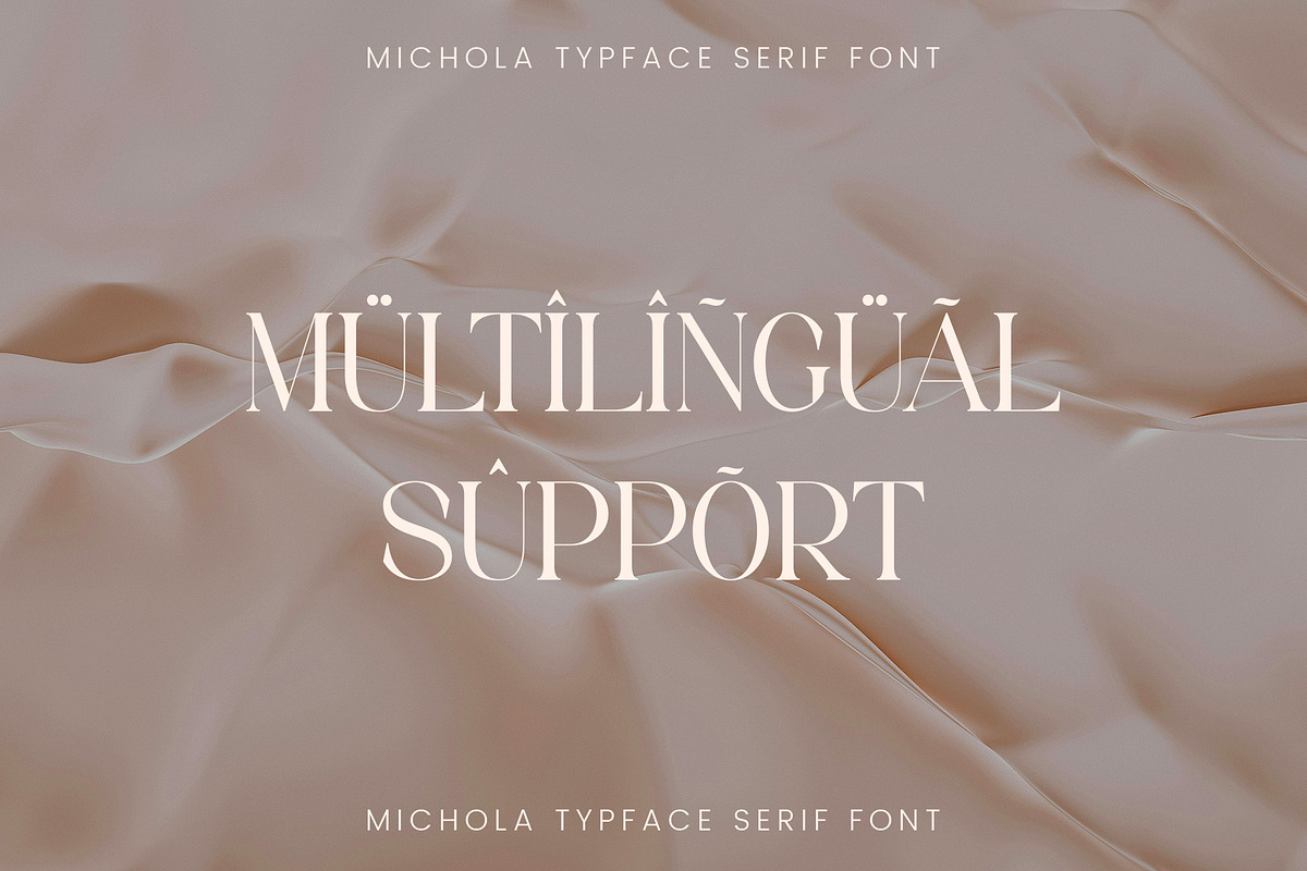 Michola - Beautiful Serif Font, a Serif Font by Aqeel_Art (Photo 10 of 12)