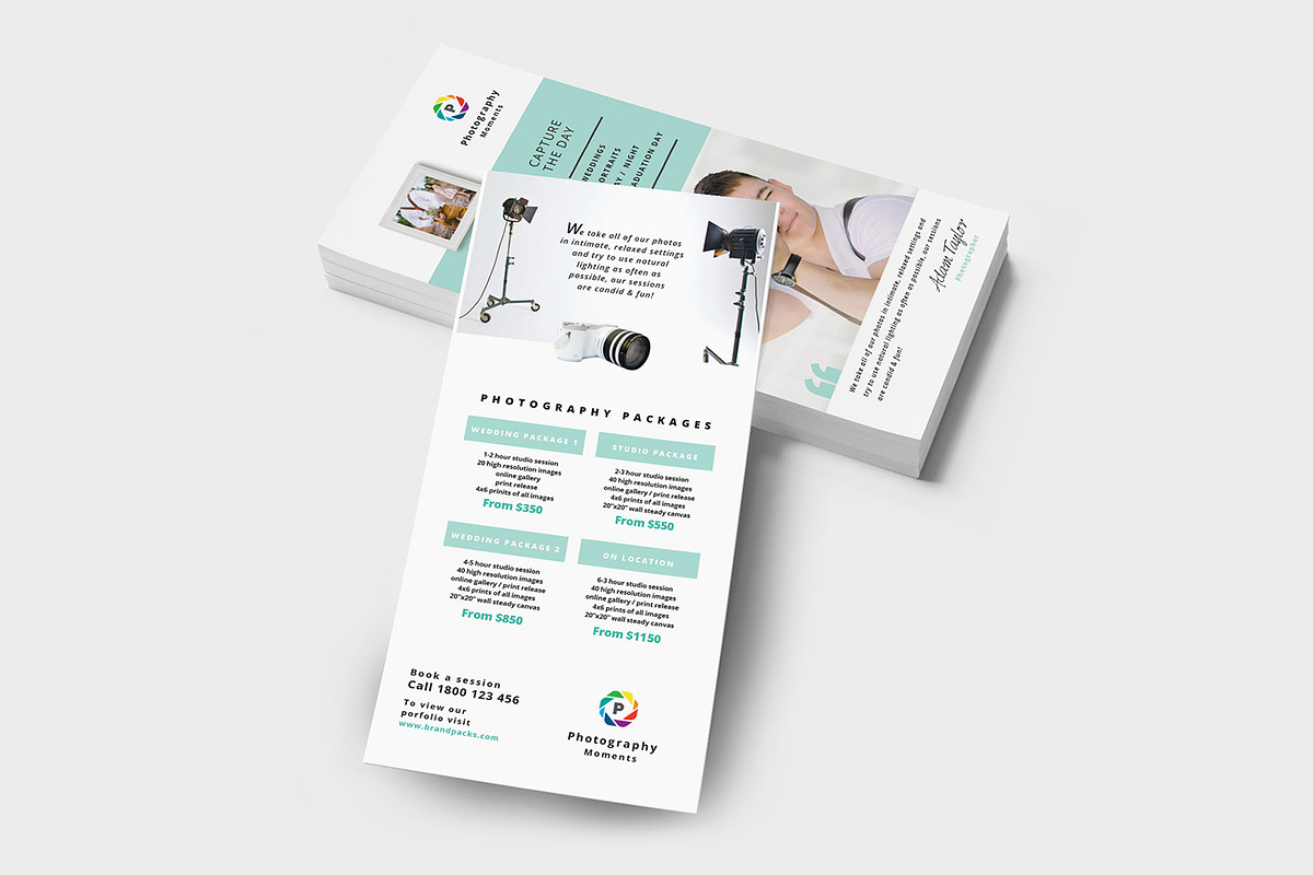 Wedding Photography Templates Pack 2, a Flyer Template by BrandPacks (Photo 14 of 18)