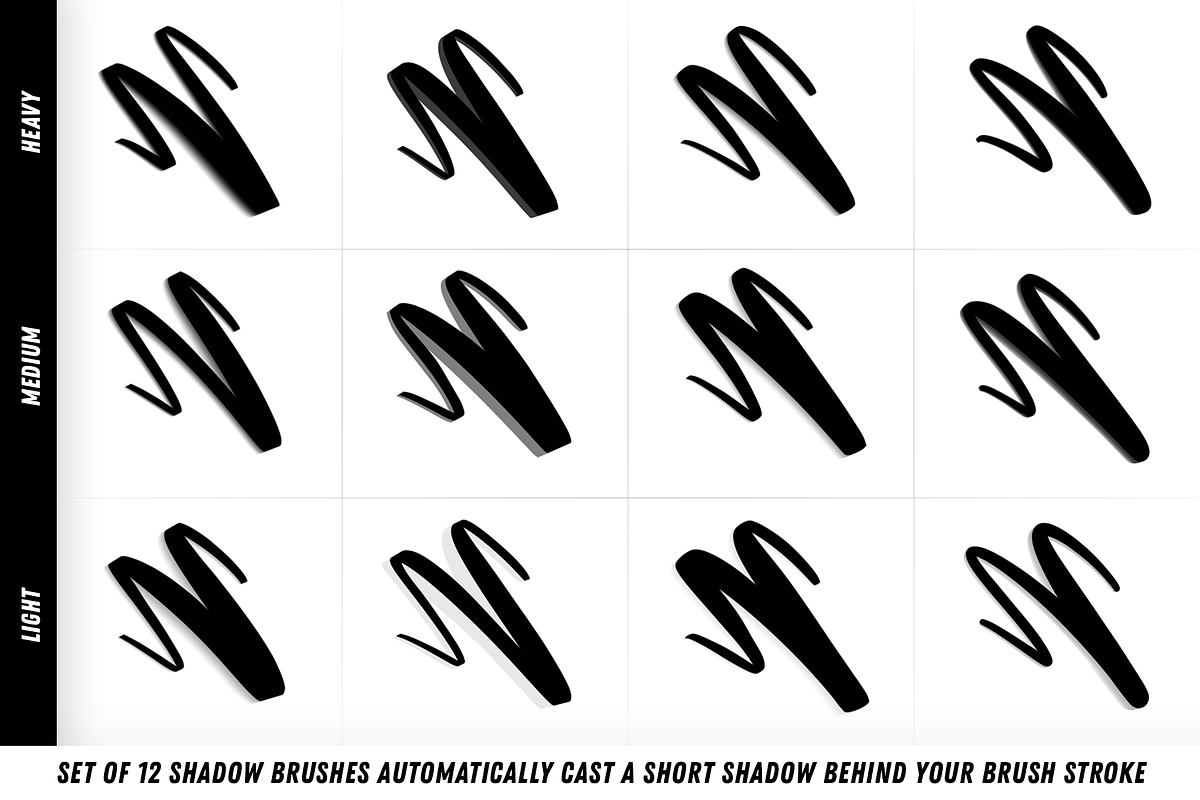 Lettering Bundle for Procreate, a Brush Add-On by BrushUp (Photo 14 of 15)