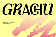 Grachu - Mixed-Style Serif Font, a Serif Font by Matsero (Thumbnail 1 of 7)