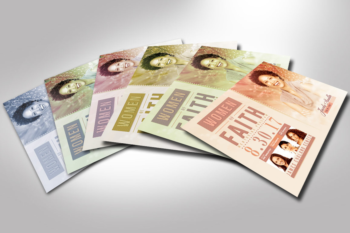 Women of Faith Flyer Template, a Flyer Template by SeraphimChris (Photo 4 of 4)