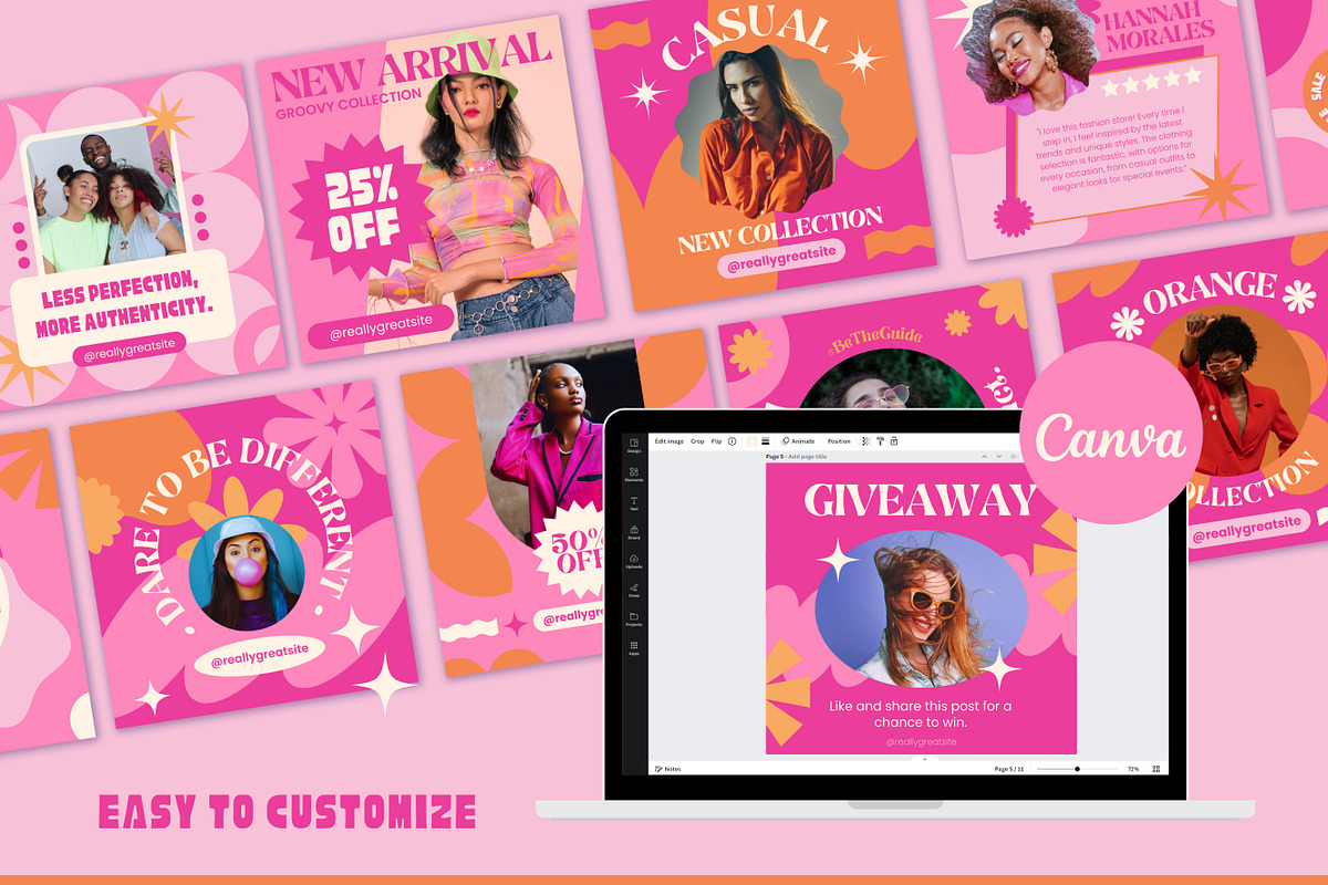 200 Social Media Posts Templates, a Templates & Theme by TemplateCastleStore (Photo 8 of 10)