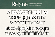Relyne Serif, a Serif Font by zeenesia (Thumbnail 14 of 14)