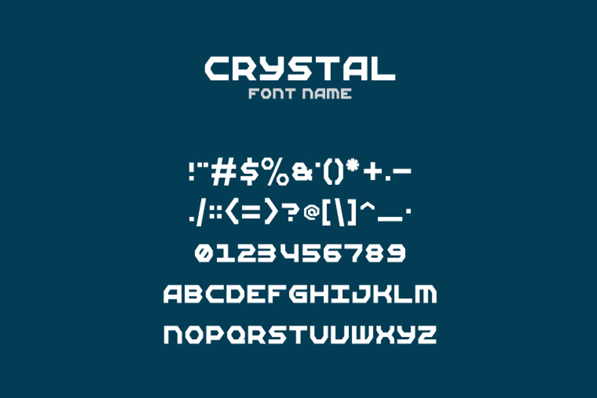 Crystal Font