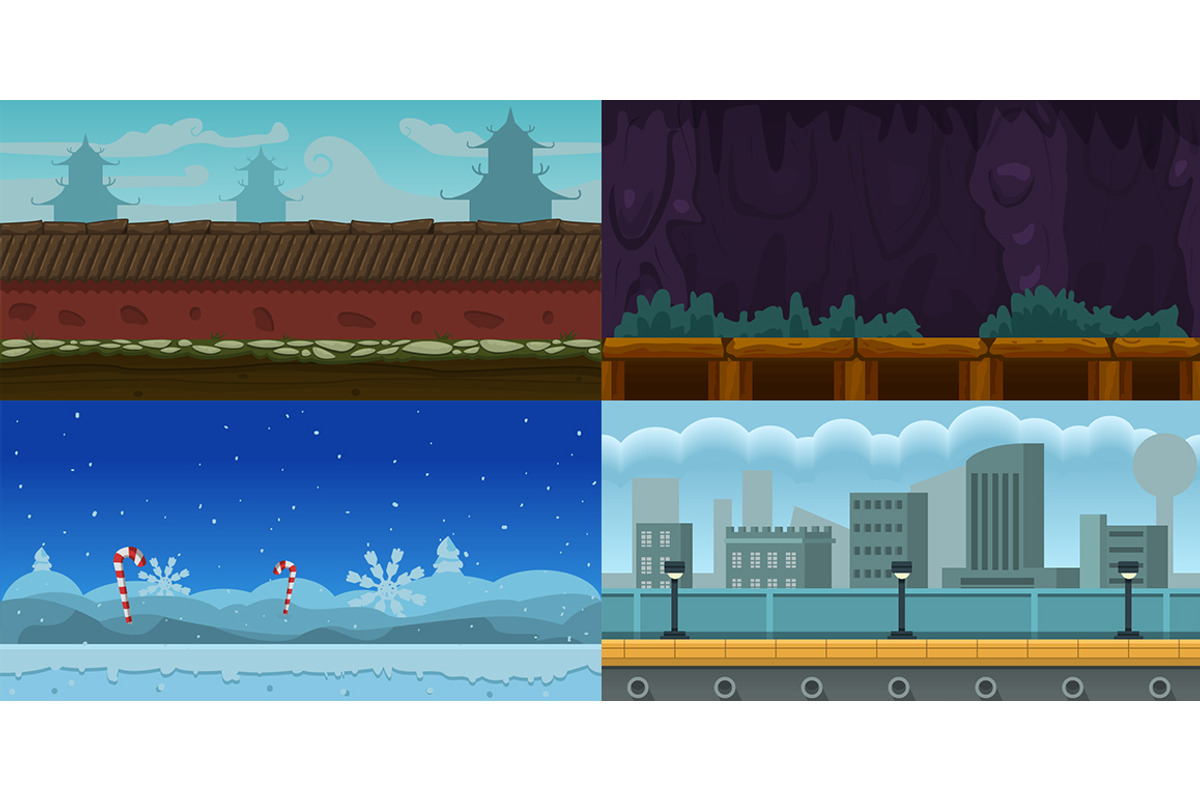 10 Modern Game Backgrounds preview 3