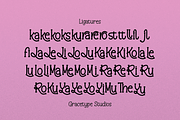 Rosie Peachy | Playful Hand Drawn, a Handwritten Font by gracetype_studio (Thumbnail 12 of 12)