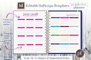 Academic Planner | InDesign Template, a Stationery Template by Planner Templates (Thumbnail 10 of 11)