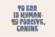 Fur Real Font & Doodles, a Handwritten Font by Denise Chandler (Thumbnail 4 of 7)
