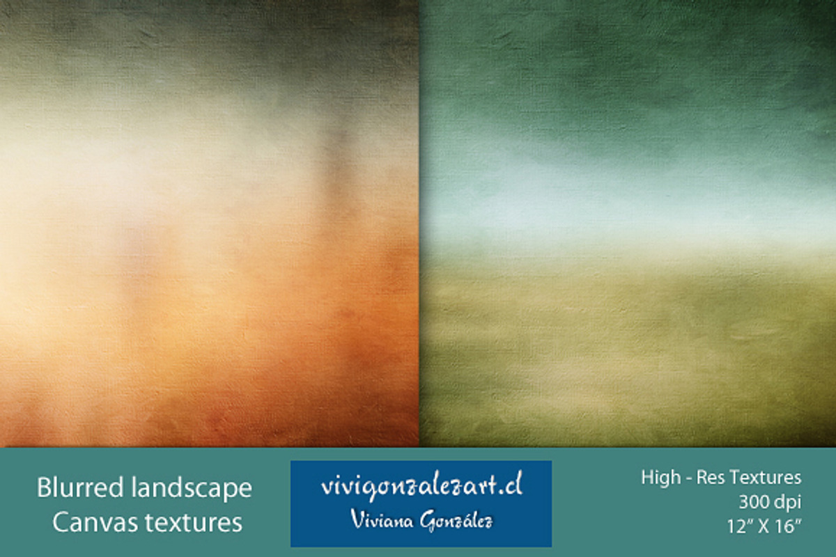 Blurred landscape canvas textures preview 3