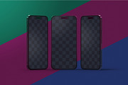 Dark iPhone 14 Pro Mockup Set, an iPhone Mockup by Deeplab (Thumbnail 3 of 15)