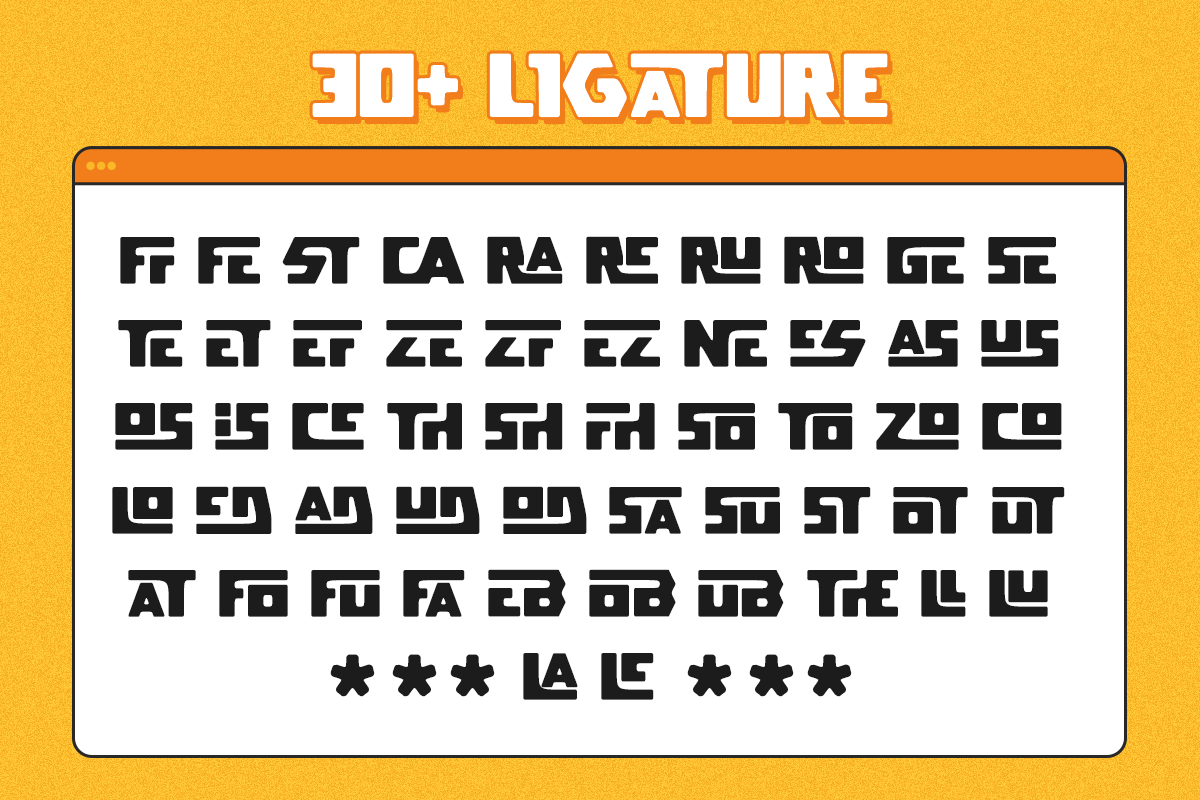 Rond Box - Heavy Font, a Sans Serif Font by Pandeka Studio (Photo 9 of 10)