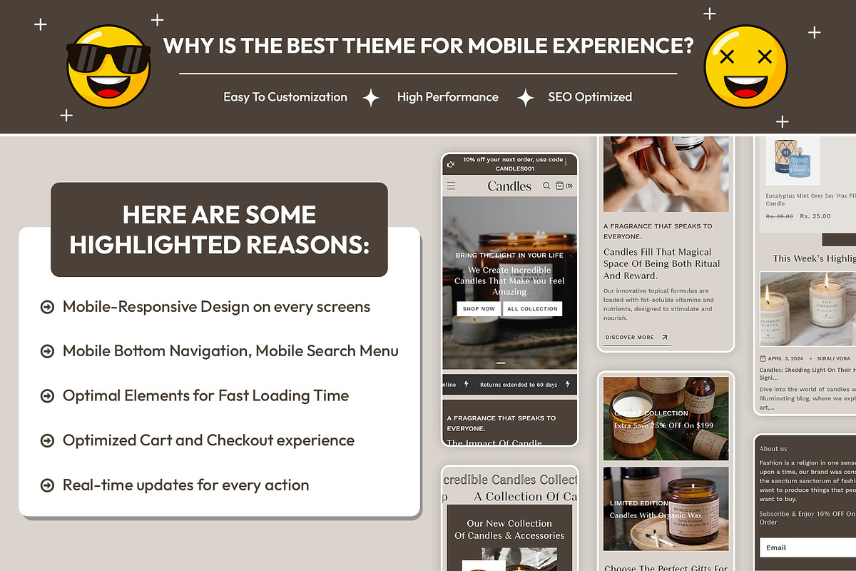 Candle Shopify Theme, a Shopify Template by LogicGo Shopify Experts (Photo 2 of 8)