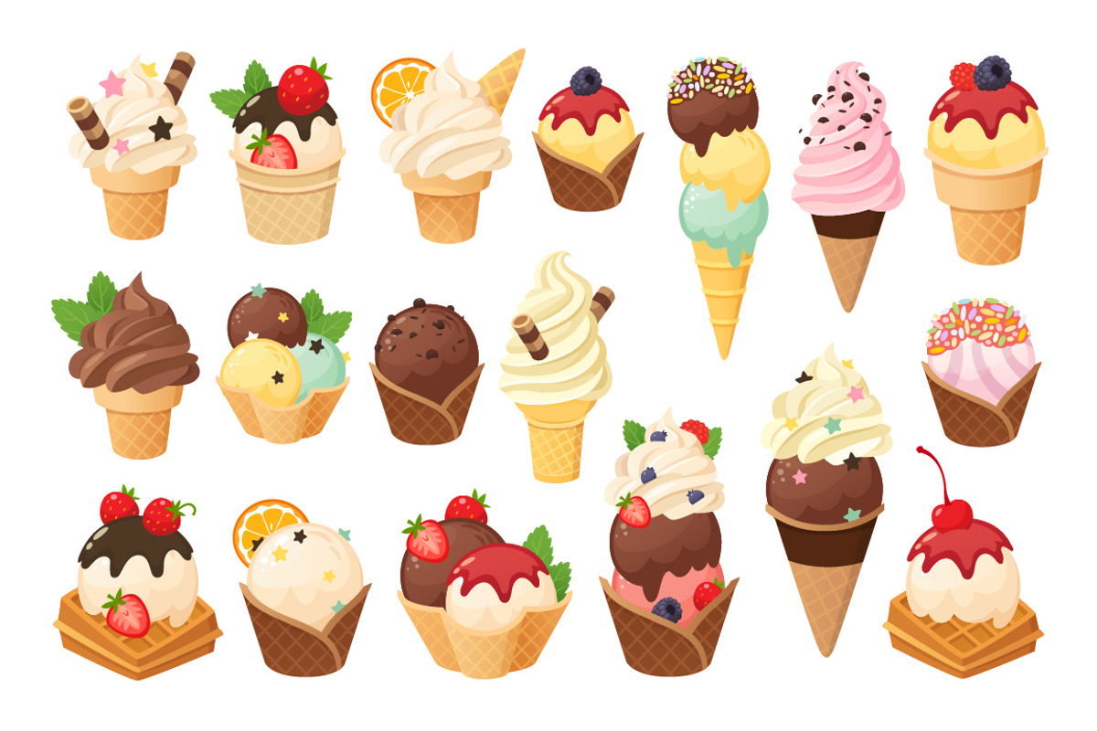 Ice cream constructor, a Food Illustration by Moonery's (Photo 4 of 4)