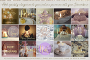 HUGE SPARKLY CHRISTMAS MEDIA SET, a Background Graphic by Illumineer Media & Design (Thumbnail 4 of 14)