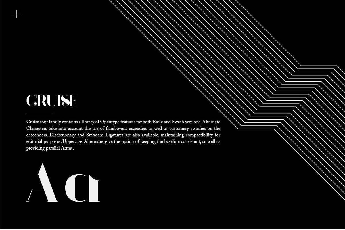 Cruise Typeface Fonts preview 2