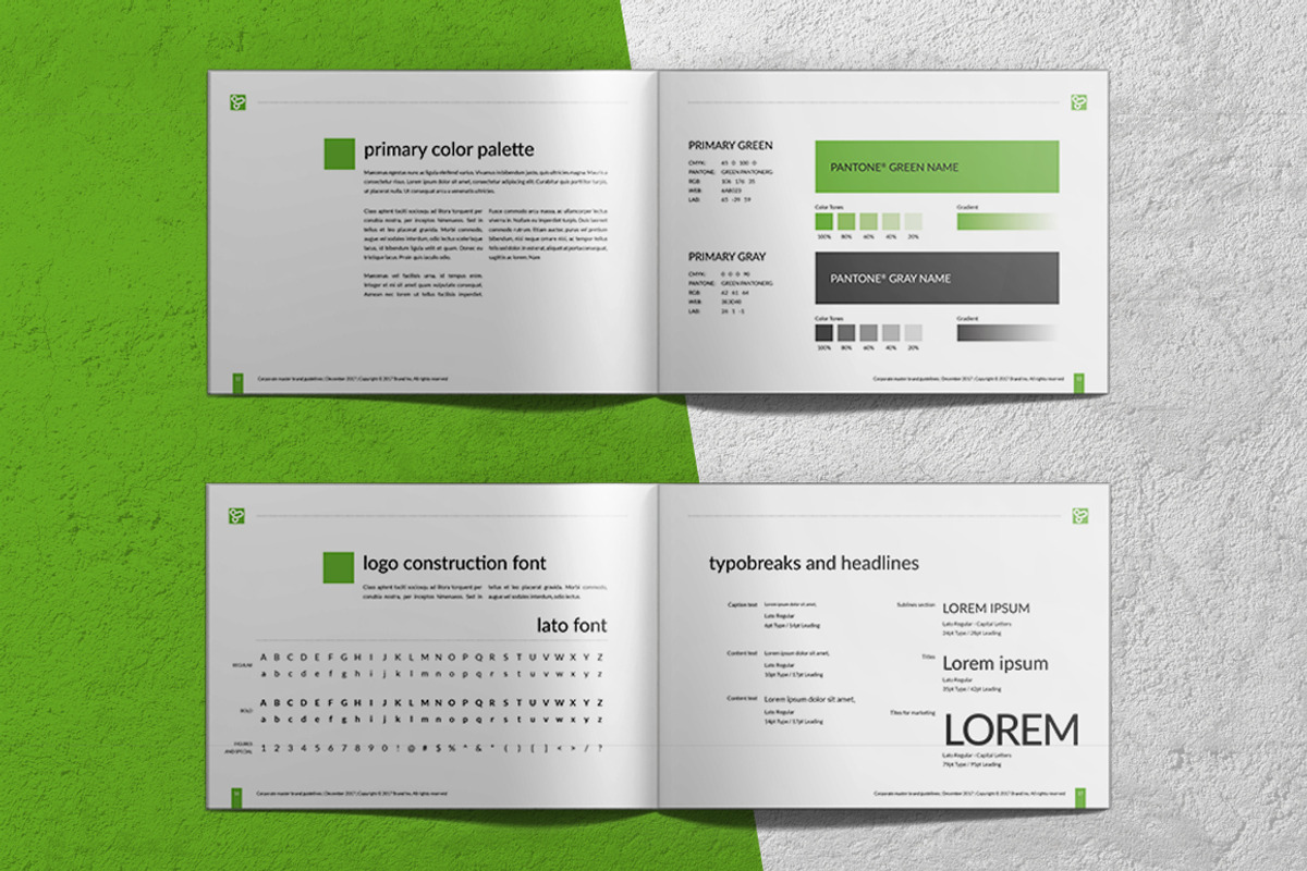 Simple Brand Book Guidelines, a Brochure Template by buttonpl (Photo 5 of 9)