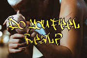 Breaking Noise - Graffiti Font, a Handwritten Font by BeadyLab (Thumbnail 5 of 7)
