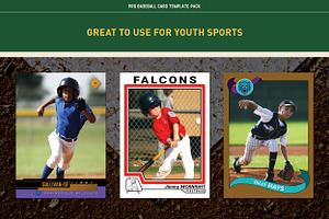 2000's Pro Baseball Card Templates