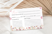 Floral Bridal Shower Recipe Card, an Invitation Template by Digital_Mind (Thumbnail 5 of 7)