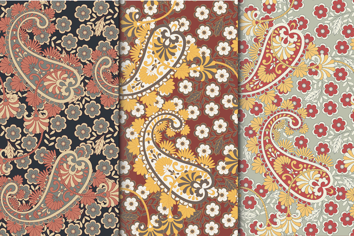 Fashion paisley seamless pattern, a Pattern Graphic by antalogiya (Photo 1 of 4)