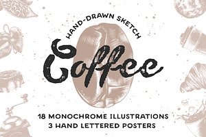 Coffee Hand Drawn Sketch Collection