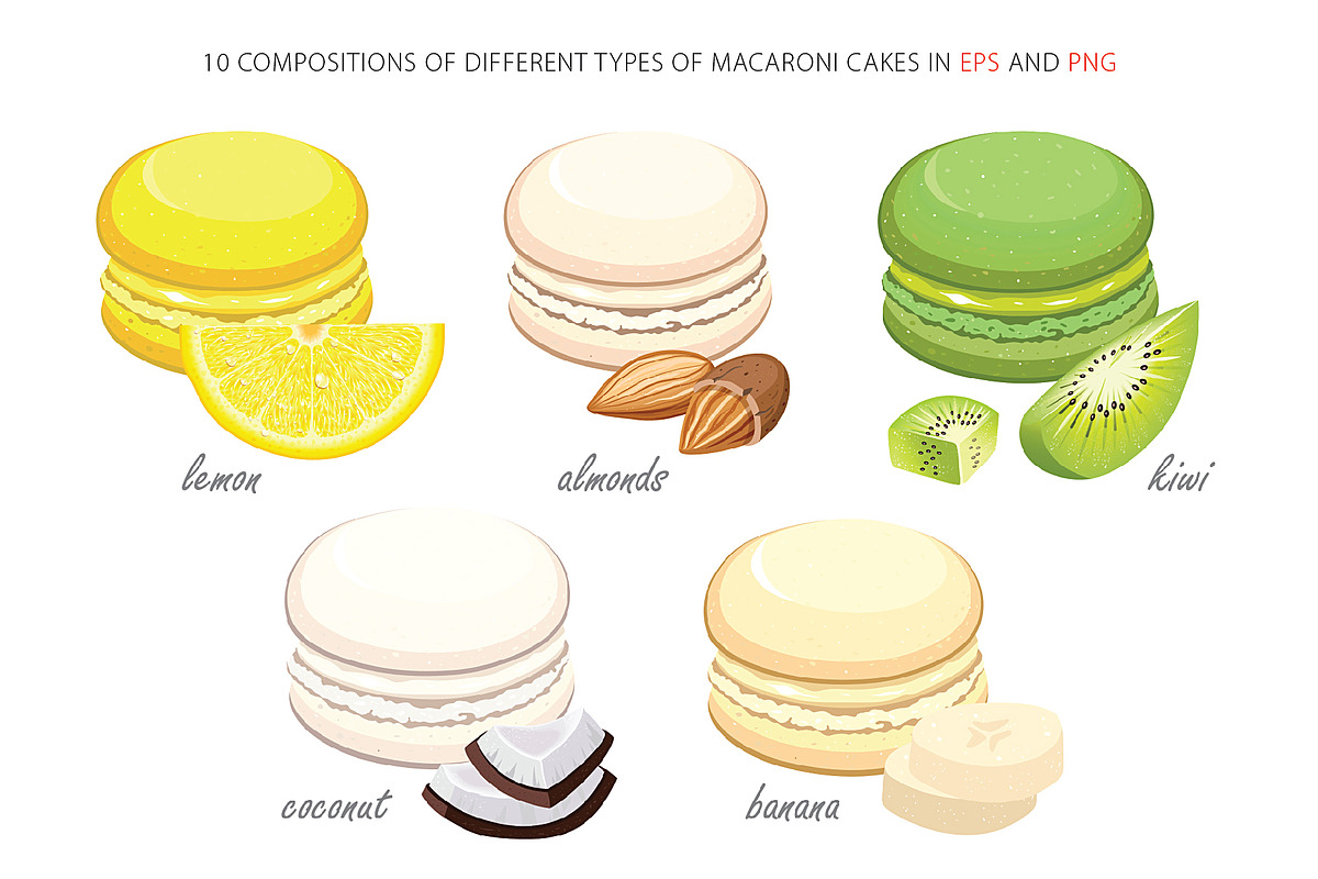 Macaron cakes collection, an Illustration by natamastery (Photo 3 of 7)