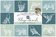 Foliage Animals Bundle - Overlay SVG, an Object Graphic by Tommy & Tilly Design (Thumbnail 1 of 12)