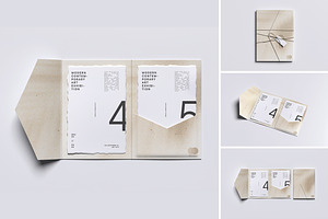 Flyer Folder A4 Mockup, a Flyer Template by graphicstory