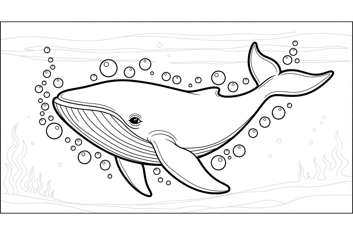 Whale Line Art Vector Bundle, an Illustration by yasushie (Photo 35 of 51)