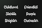 Childish - funny script font, a Font by alphArtype (Thumbnail 4 of 17)