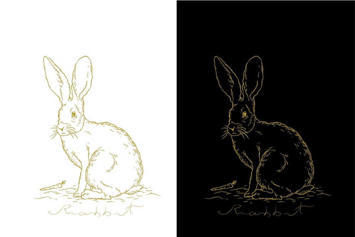 (LION,TIGER,DEER,RABBIT,WOLF) VECTOR, an Illustration by Ben studio (Photo 5 of 6)