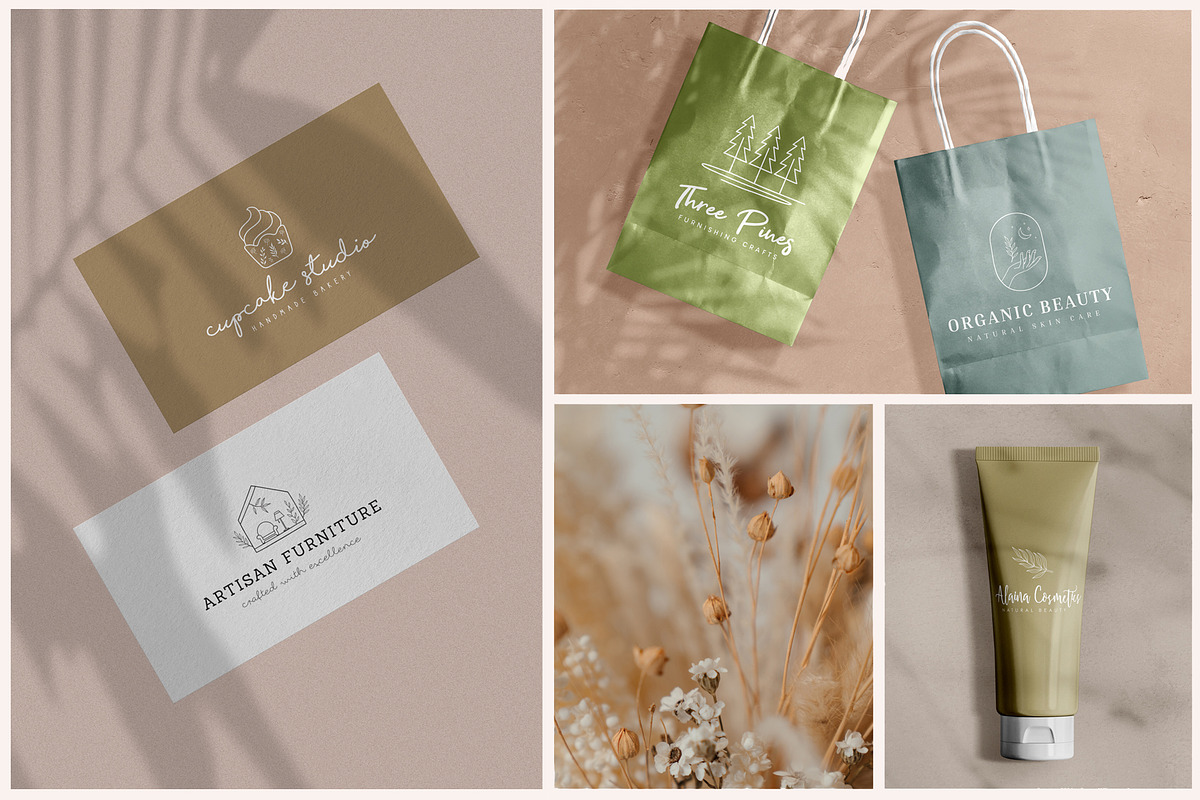200 Hand Drawn Feminine Logo Bundle, a Branding & Logo Template by XpertgraphicD (Photo 27 of 61)