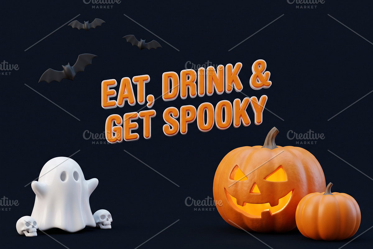 Happy Halloween Typography Design, a Holiday Photo by hkmonir (Photo 21 of 21)