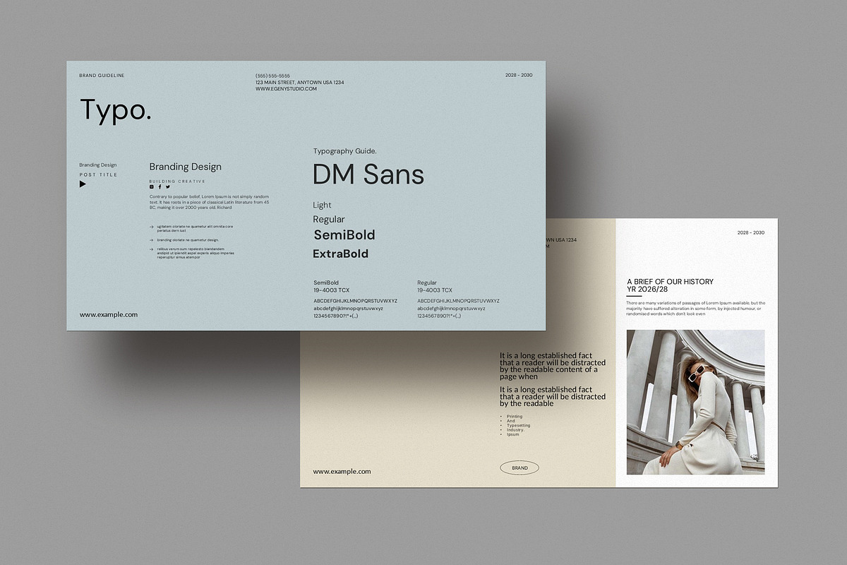 Brand Guidelines Presentation, a Presentation Template by Alvi-Studio (Photo 6 of 9)