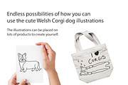 Cute doodle Welsh Corgis, an Animal Illustration by Liz Pengilley Studio (Thumbnail 4 of 4)