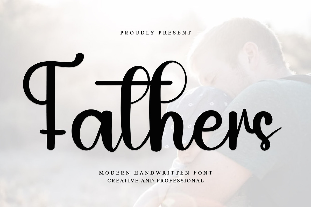 Fathers, a Handwritten Font by InermediaSTUDIO (Photo 1 of 6)
