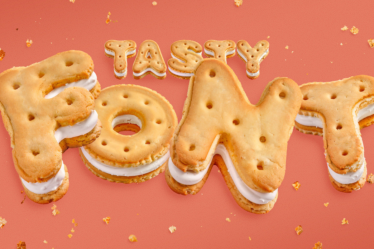 Biscuit Crisp - Color Bitmap Font, a Sans Serif Font by Gleb Guralnyk (Photo 2 of 4)