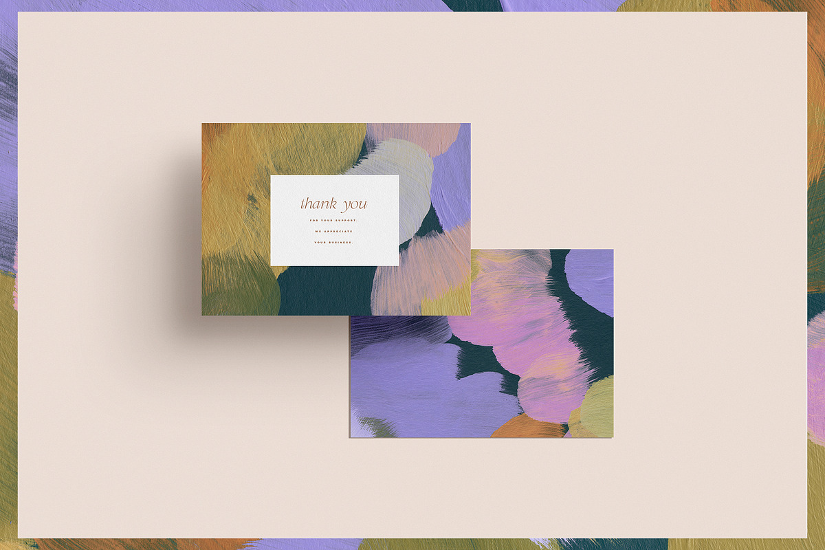 March Abstract Painted Backgrounds, a Texture Graphic by Basia Stryjecka (Photo 7 of 17)