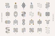 Line Art Geometry & Celestial Shapes, a Graphic by May Motif (Thumbnail 6 of 17)
