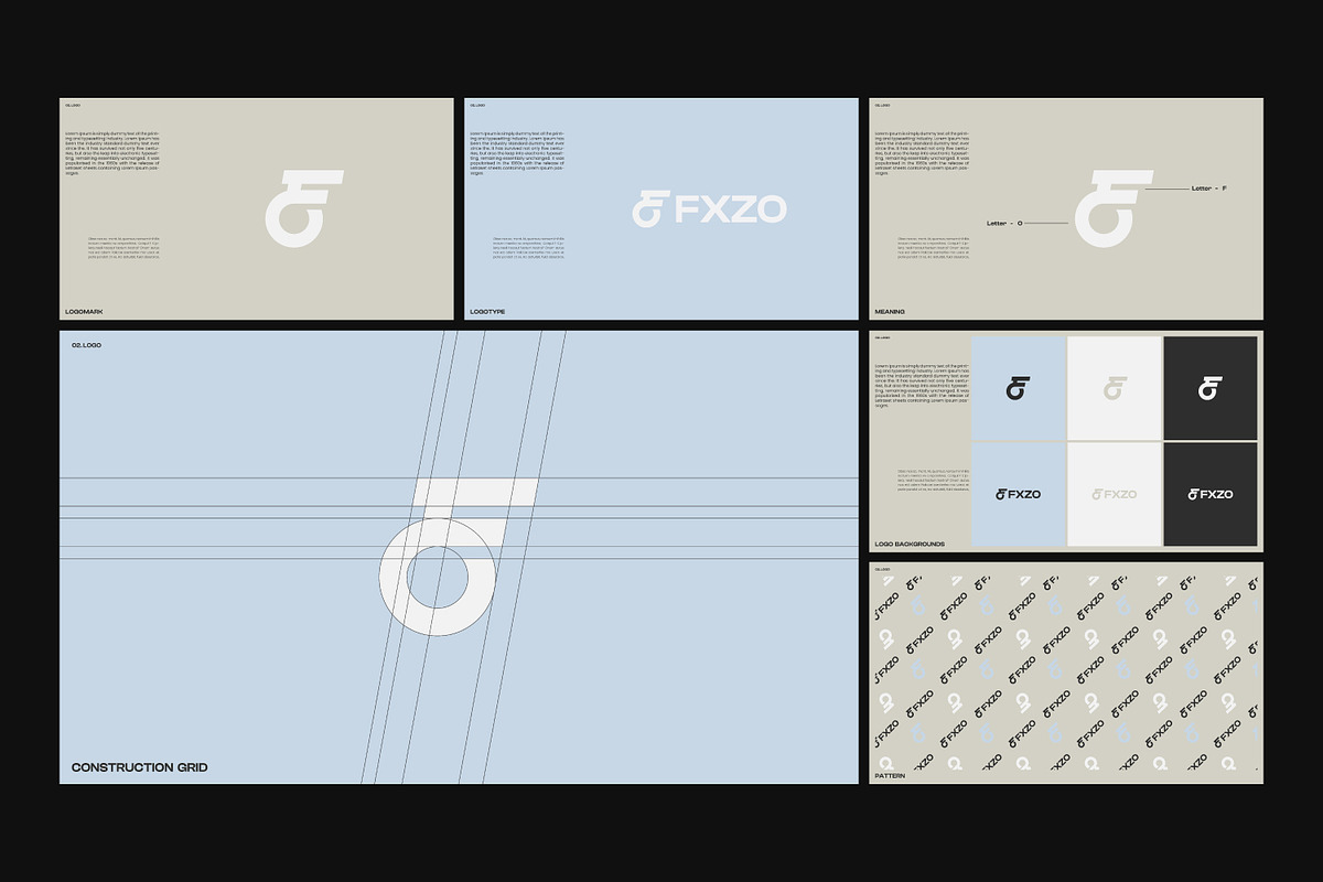 FXZO | Brand Guideline Template, a Branding & Logo Template by shaondesigns (Photo 4 of 8)