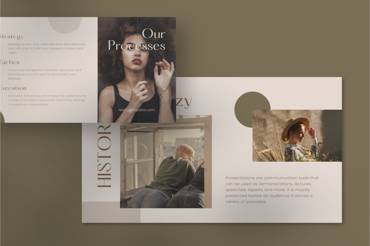 Waitzy Brand - Canva Presentation, a Presentation Template by Inkofert (Photo 7 of 9)