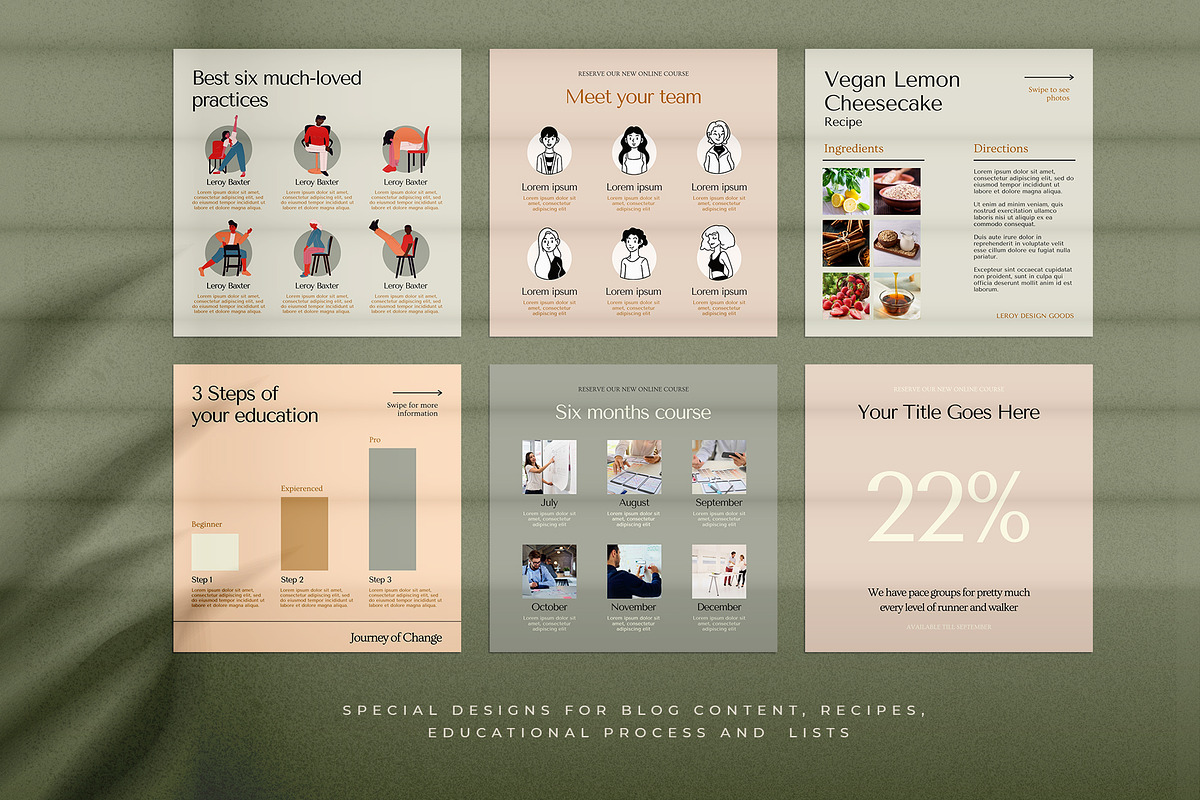 COACH - Canva Instagram Template, a Social Media Template by LEROY Design (Photo 5 of 9)