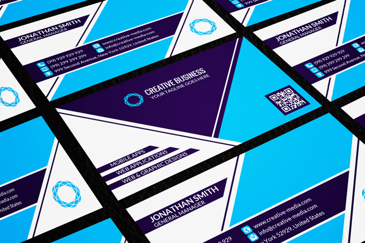 Corporate Business Card CM055, a Business Card Template by annozio (Photo 4 of 4)