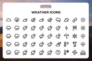 Weather Icons, an Icon by Wencory