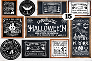 Farmhouse Halloween Sign SVG Bundle, an Object Graphic by Design's Dark (Thumbnail 8 of 9)